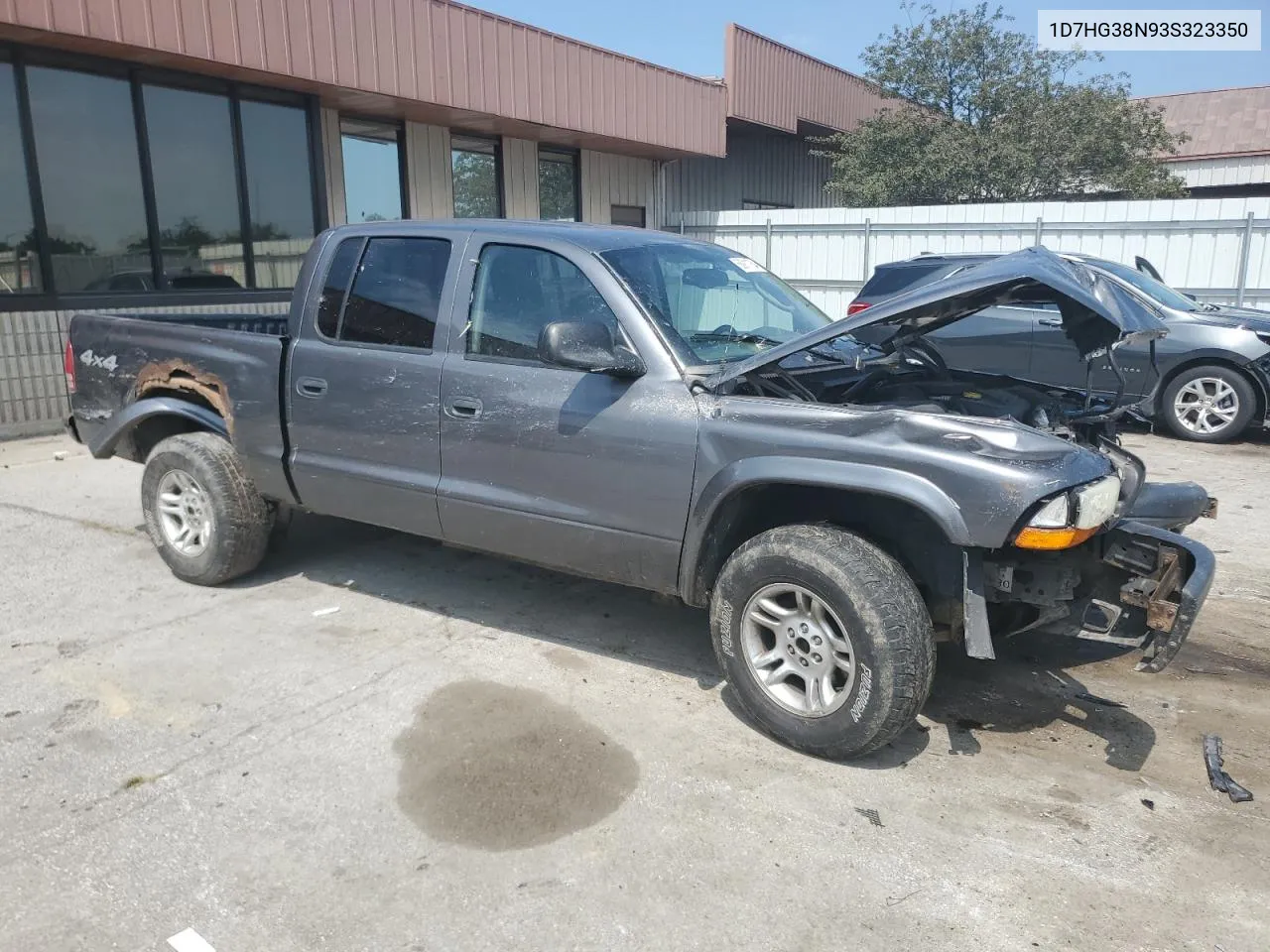 2003 Dodge Dakota Quad Sport VIN: 1D7HG38N93S323350 Lot: 68911784