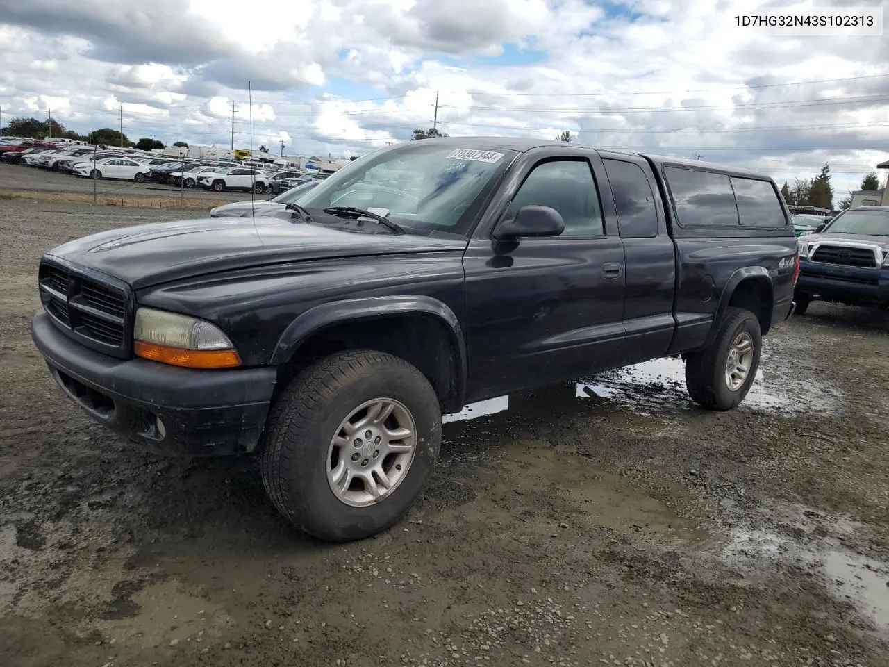 2003 Dodge Dakota Sport VIN: 1D7HG32N43S102313 Lot: 70307144