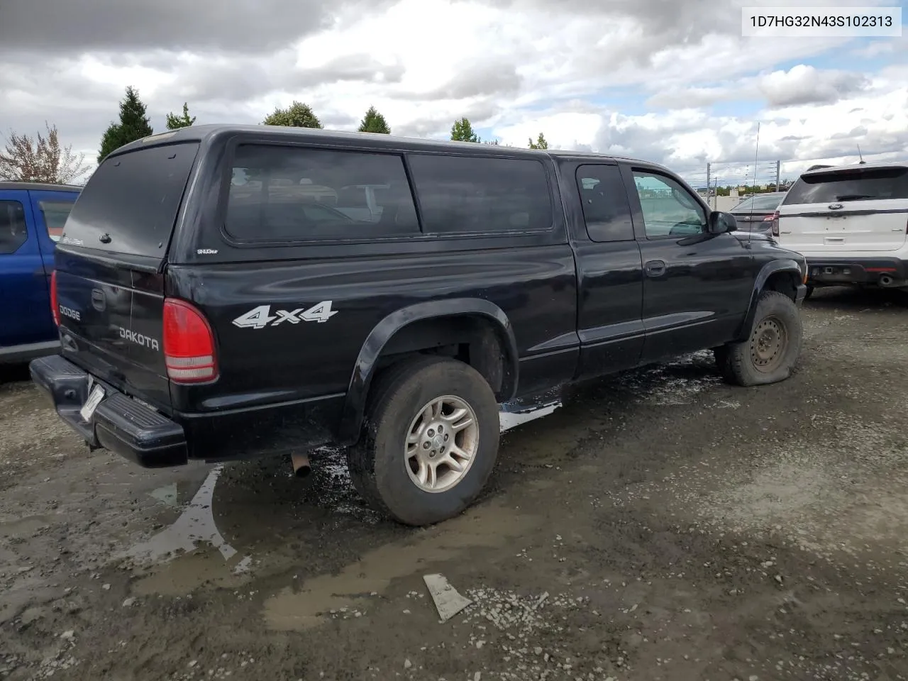 2003 Dodge Dakota Sport VIN: 1D7HG32N43S102313 Lot: 70307144