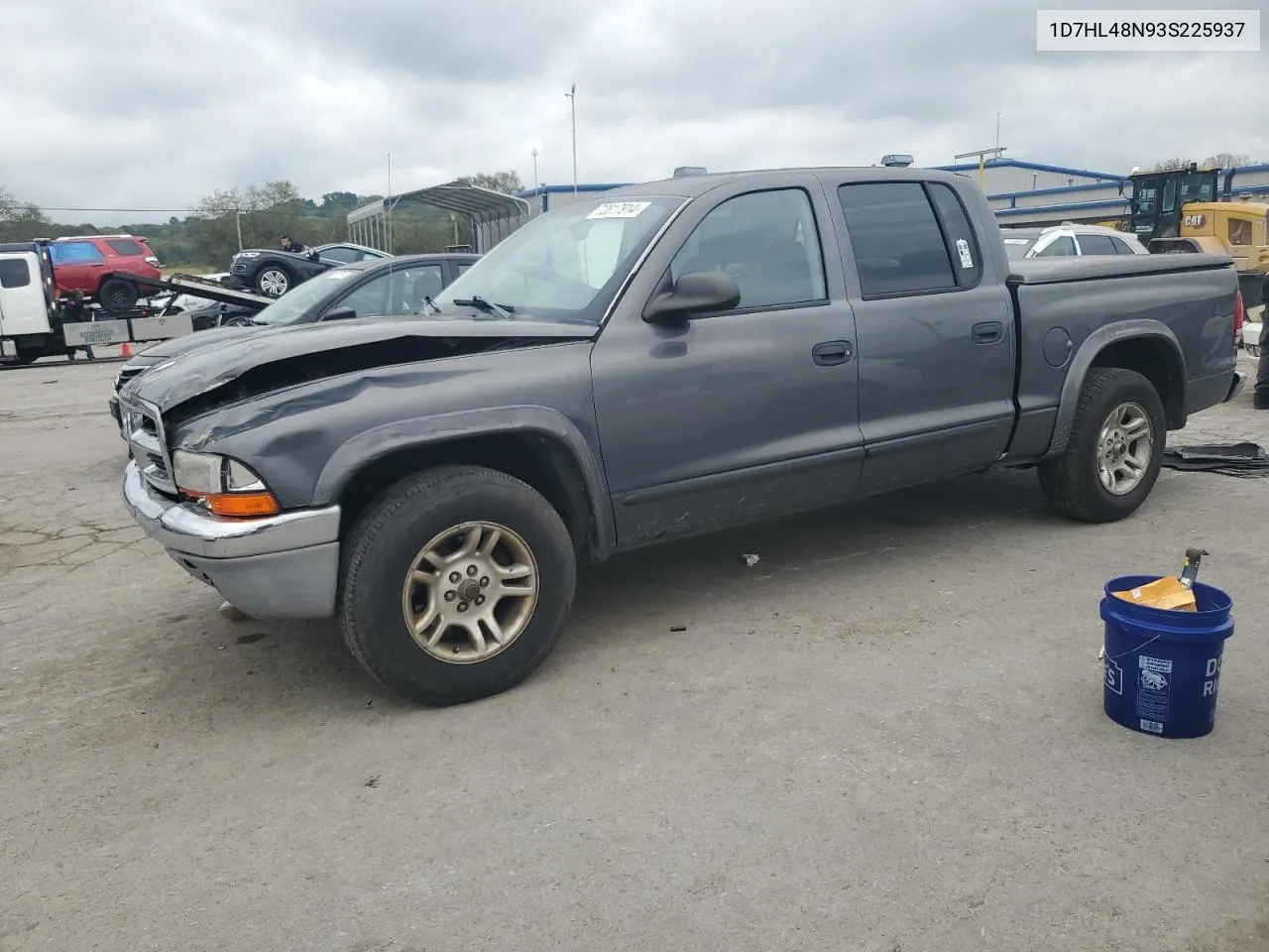 2003 Dodge Dakota Quad Slt VIN: 1D7HL48N93S225937 Lot: 72817914