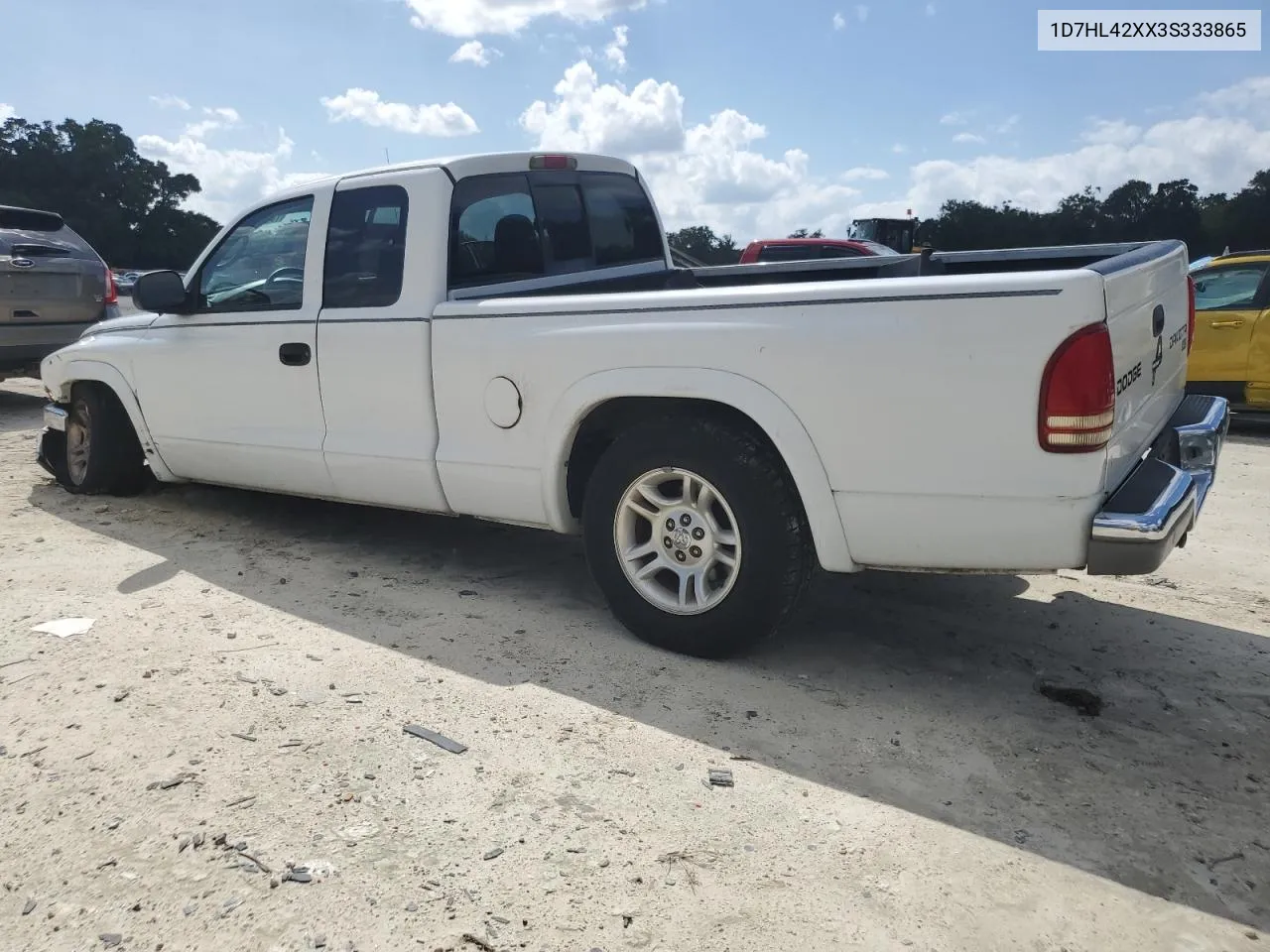 2003 Dodge Dakota Slt VIN: 1D7HL42XX3S333865 Lot: 73509404