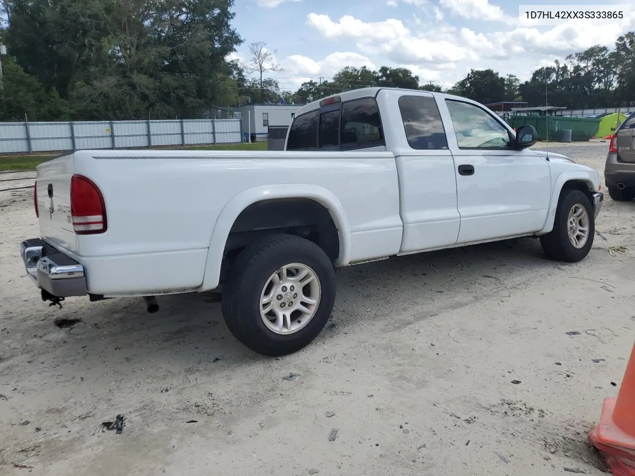 2003 Dodge Dakota Slt VIN: 1D7HL42XX3S333865 Lot: 73509404