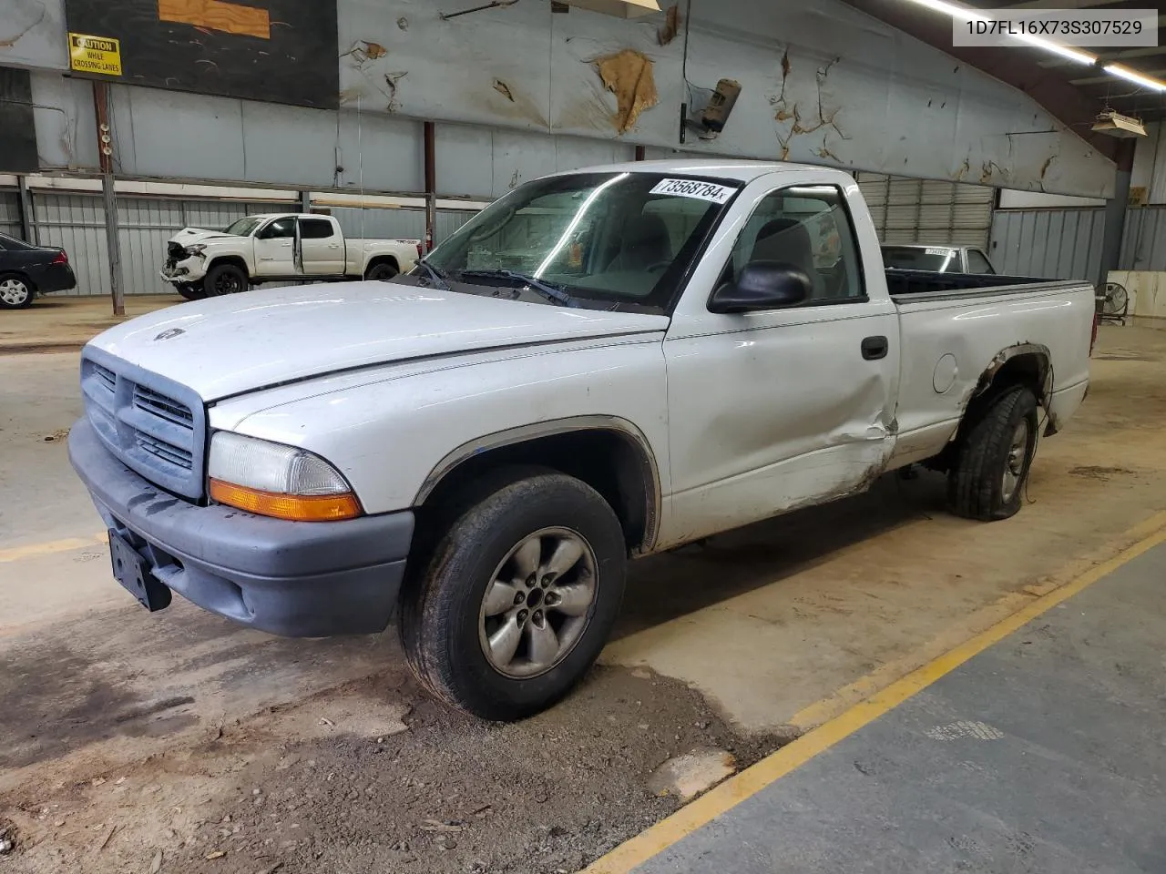 2003 Dodge Dakota Sxt VIN: 1D7FL16X73S307529 Lot: 73568784