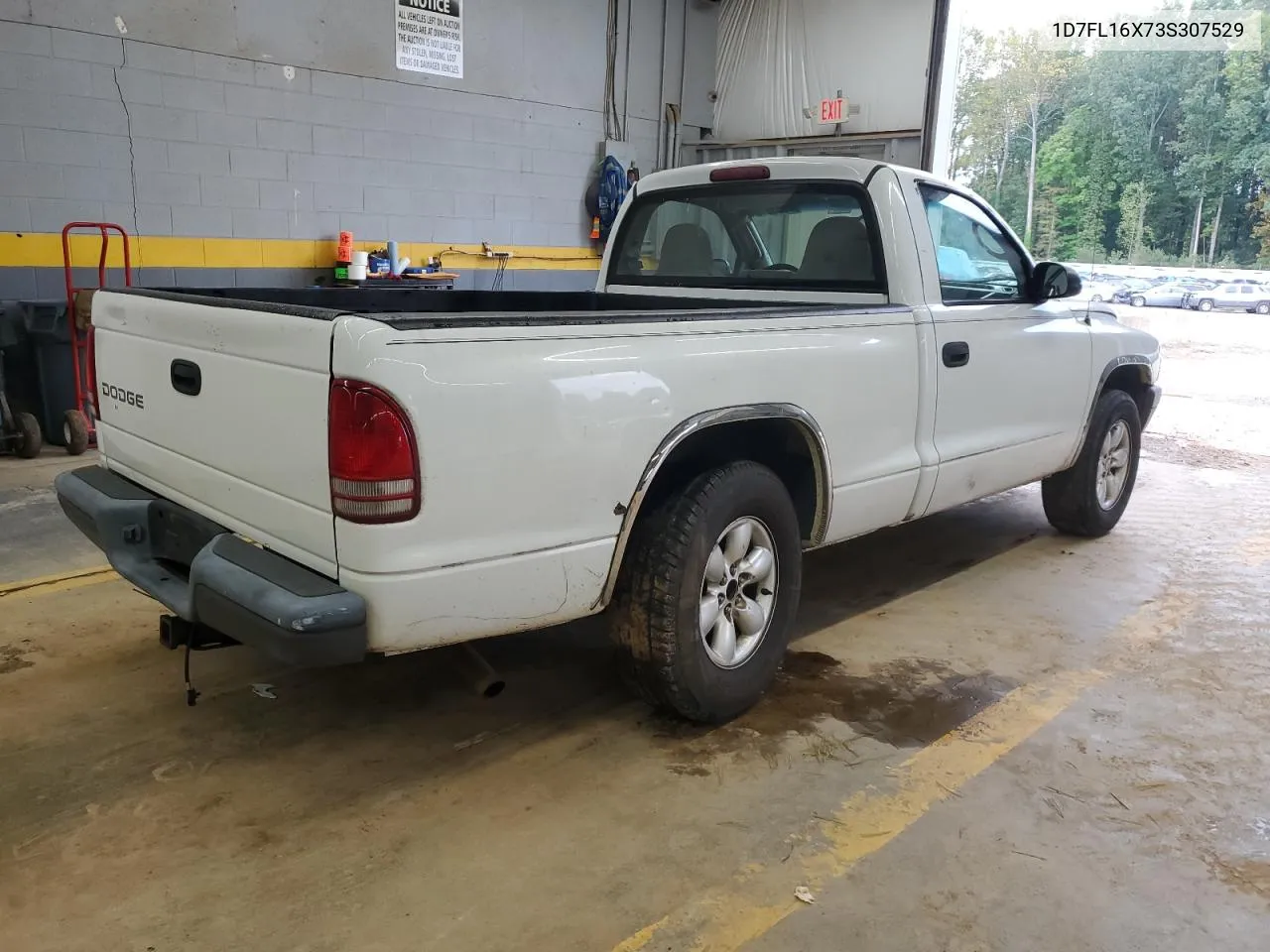 2003 Dodge Dakota Sxt VIN: 1D7FL16X73S307529 Lot: 73568784