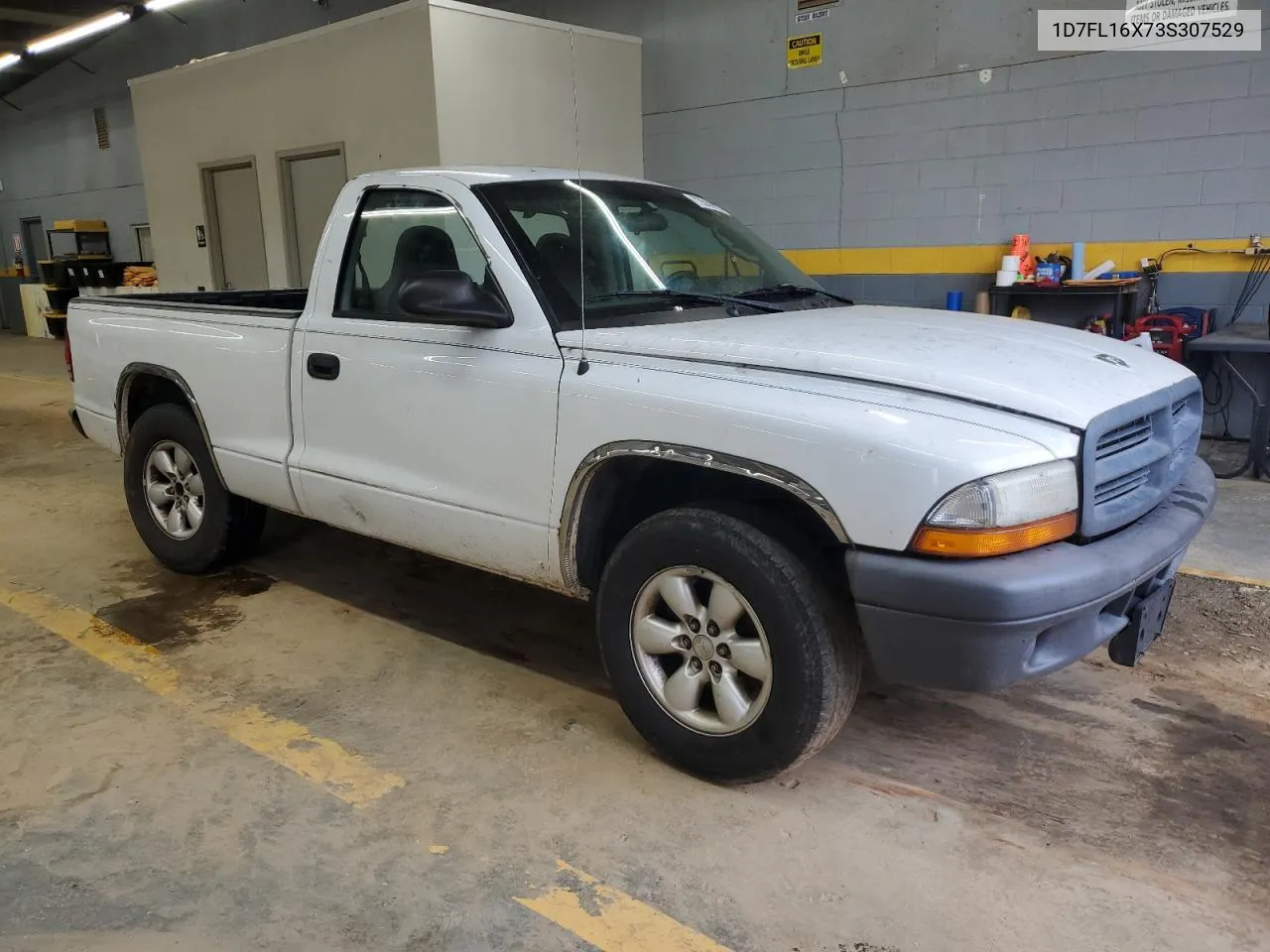 2003 Dodge Dakota Sxt VIN: 1D7FL16X73S307529 Lot: 73568784