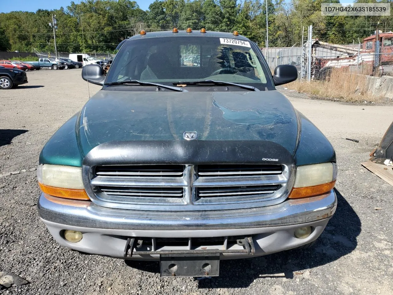 2003 Dodge Dakota Slt VIN: 1D7HG42X63S185539 Lot: 73720794