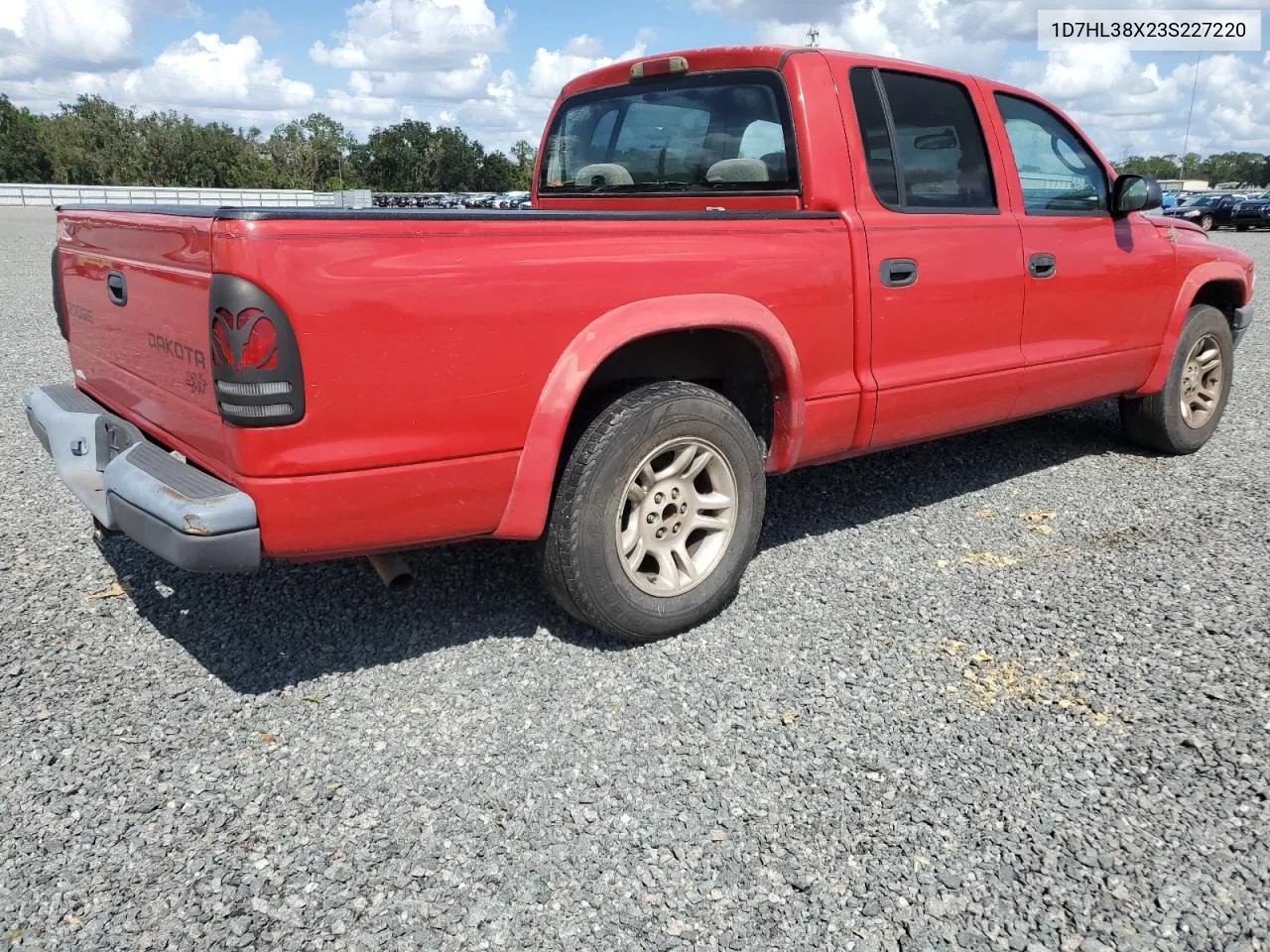 2003 Dodge Dakota Quad Sport VIN: 1D7HL38X23S227220 Lot: 75947844