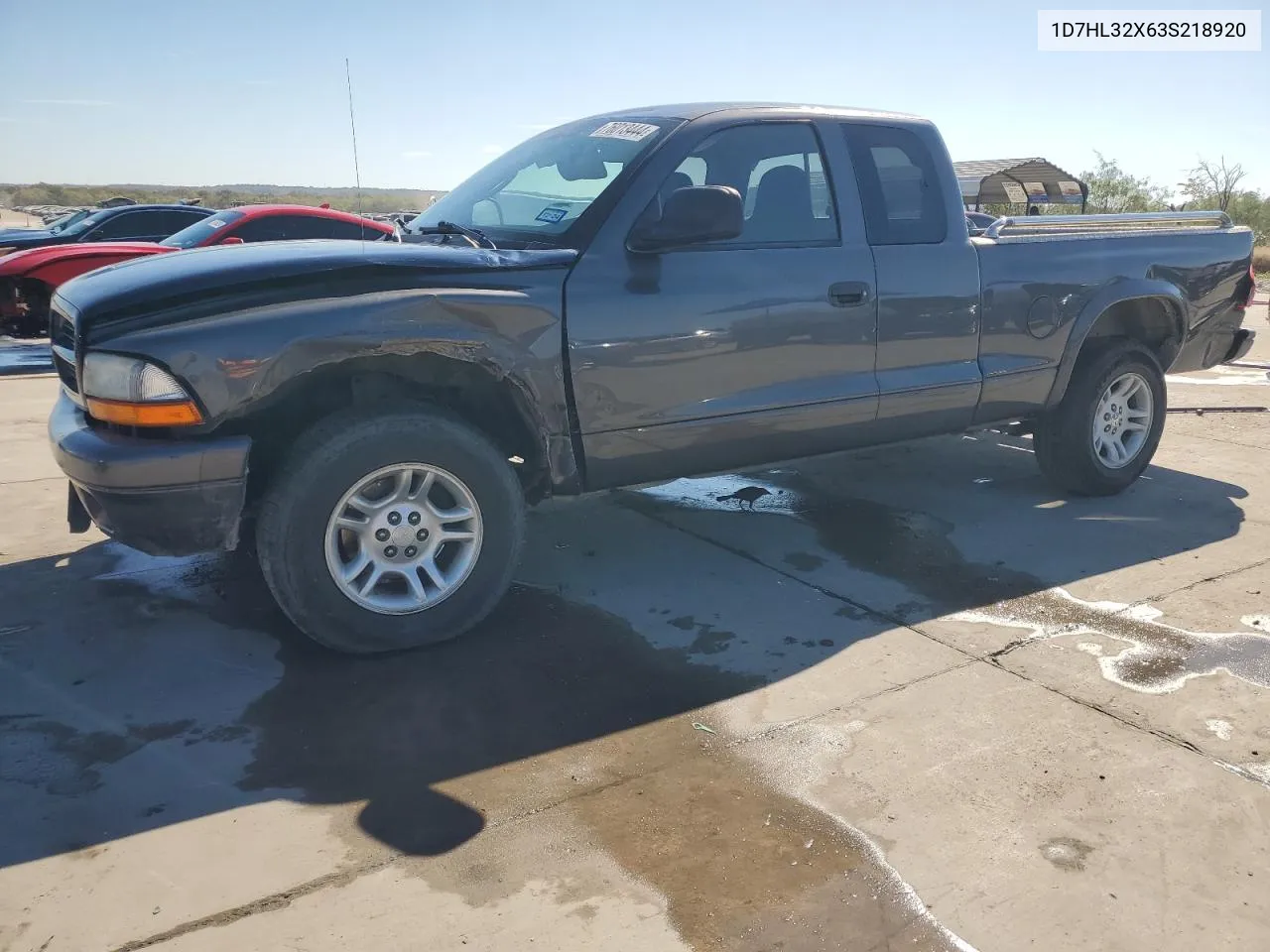 2003 Dodge Dakota Sport VIN: 1D7HL32X63S218920 Lot: 76013444