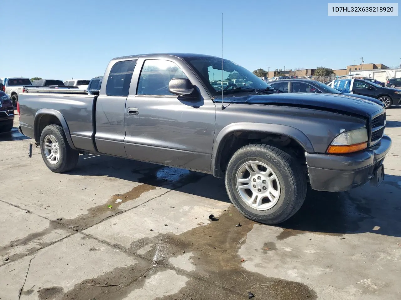 2003 Dodge Dakota Sport VIN: 1D7HL32X63S218920 Lot: 76013444