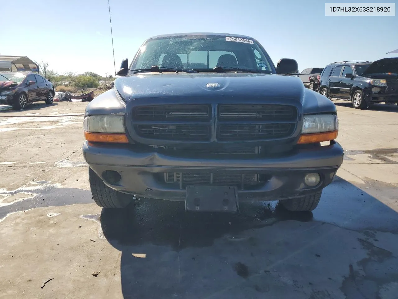 2003 Dodge Dakota Sport VIN: 1D7HL32X63S218920 Lot: 76013444