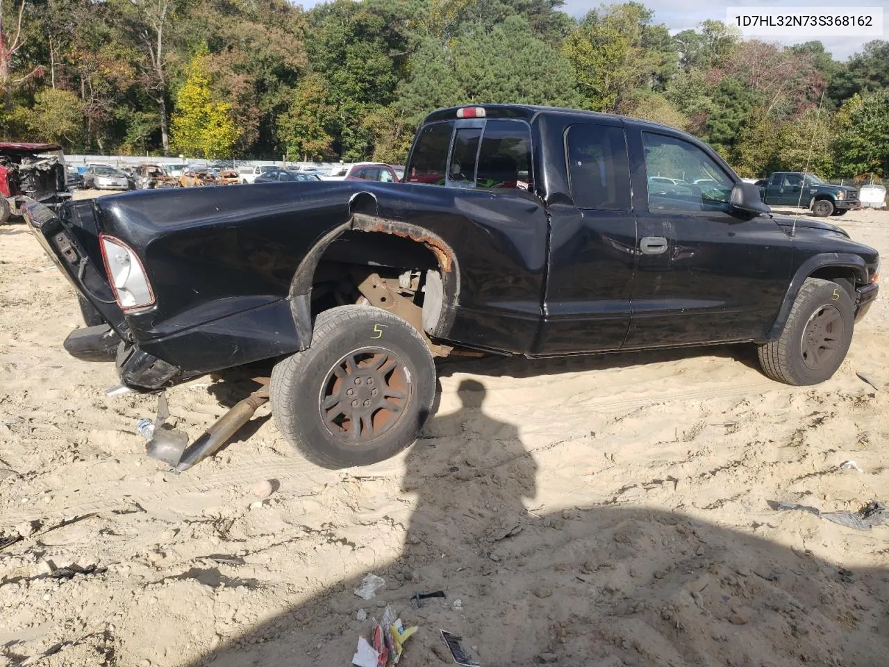 2003 Dodge Dakota Sport VIN: 1D7HL32N73S368162 Lot: 76056254