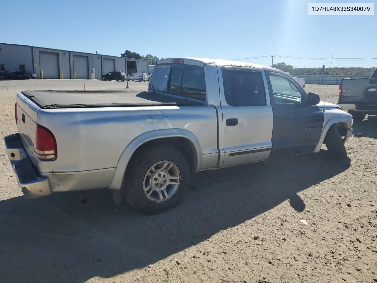 2003 Dodge Dakota Quad Slt VIN: 1D7HL48X33S340079 Lot: 76516514