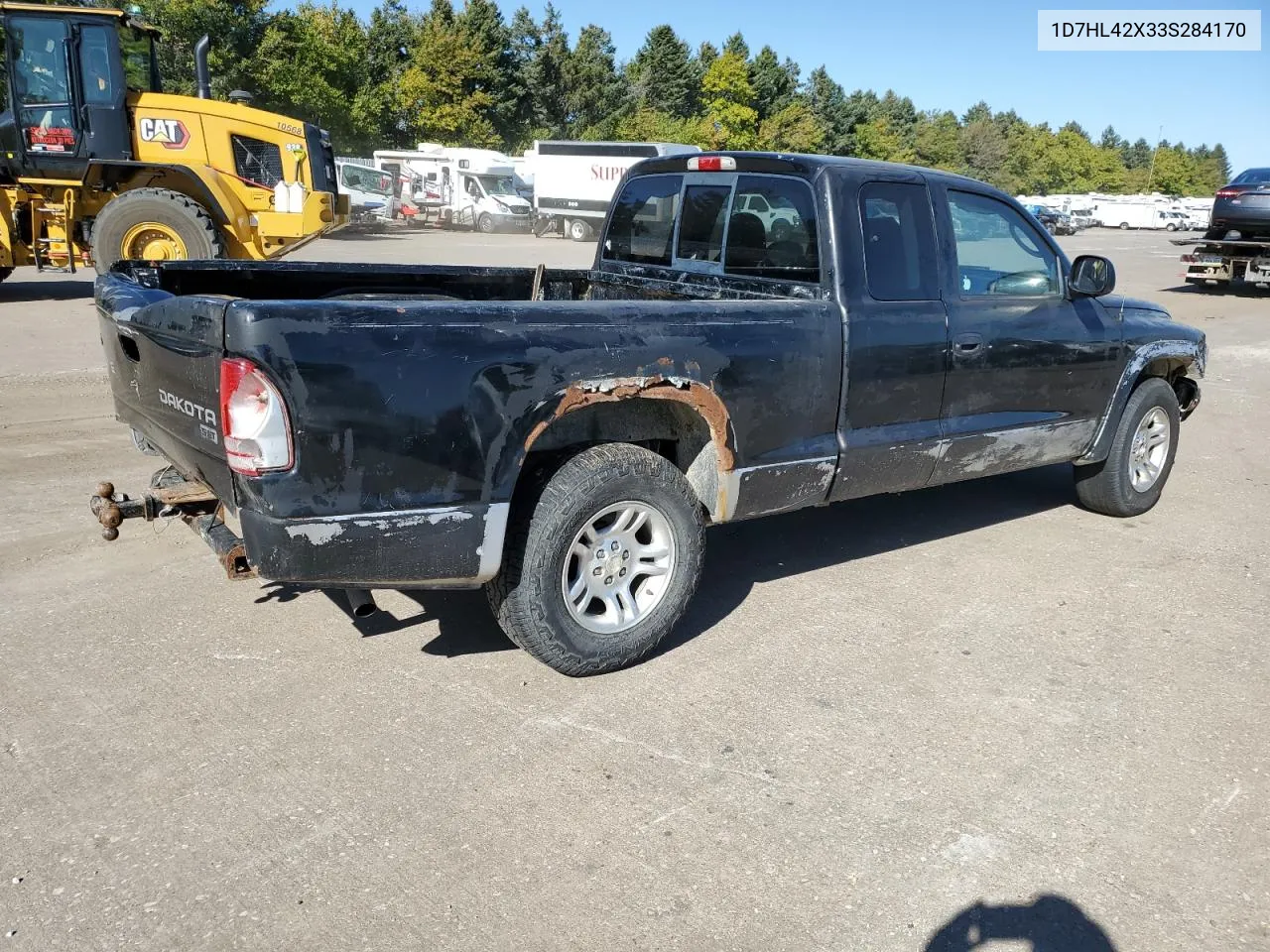 2003 Dodge Dakota Slt VIN: 1D7HL42X33S284170 Lot: 76657204