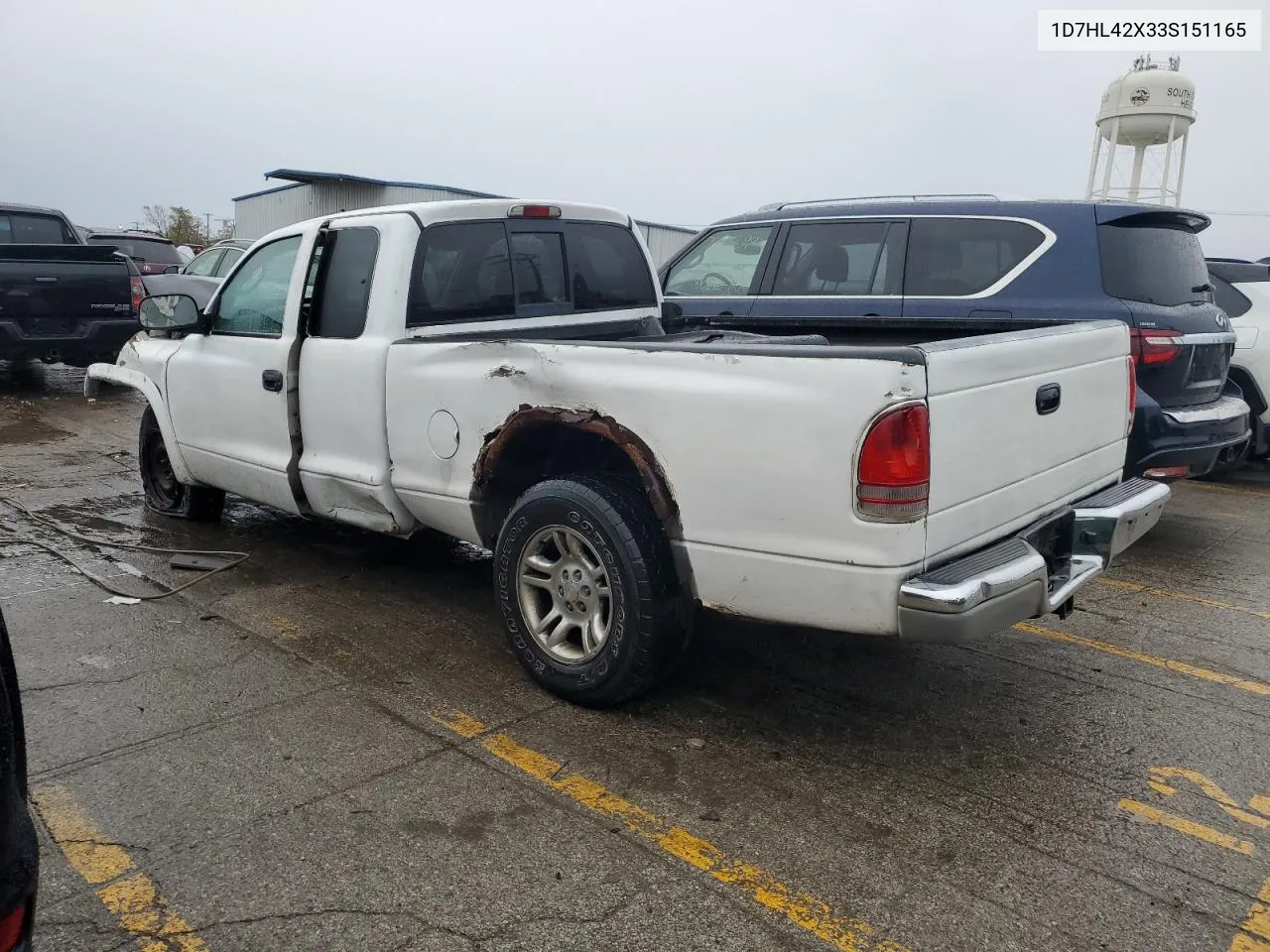 2003 Dodge Dakota Slt VIN: 1D7HL42X33S151165 Lot: 78040874