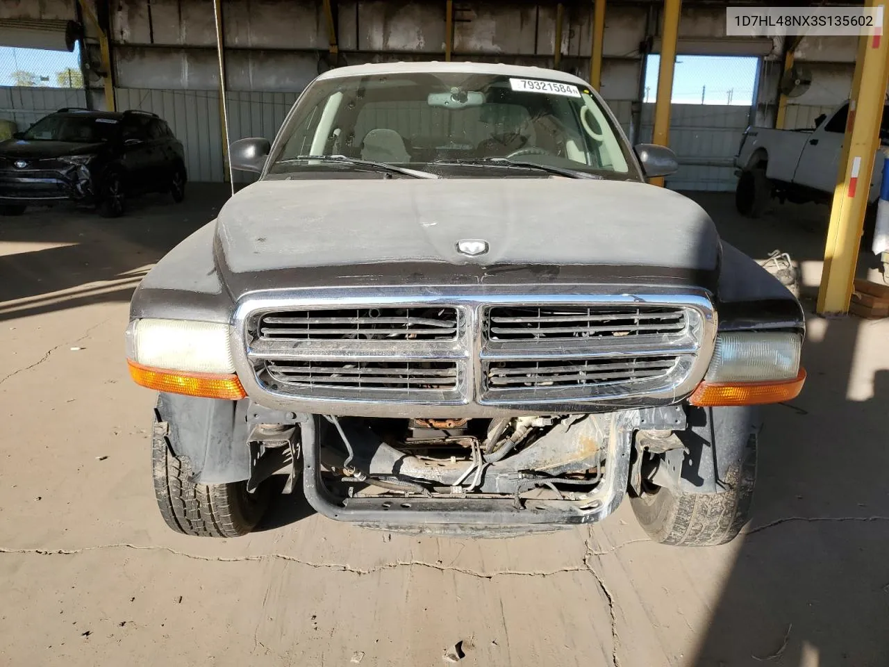 2003 Dodge Dakota Quad Slt VIN: 1D7HL48NX3S135602 Lot: 79321584