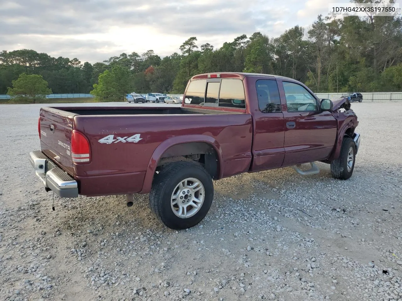 2003 Dodge Dakota Slt VIN: 1D7HG42XX3S197550 Lot: 79550024