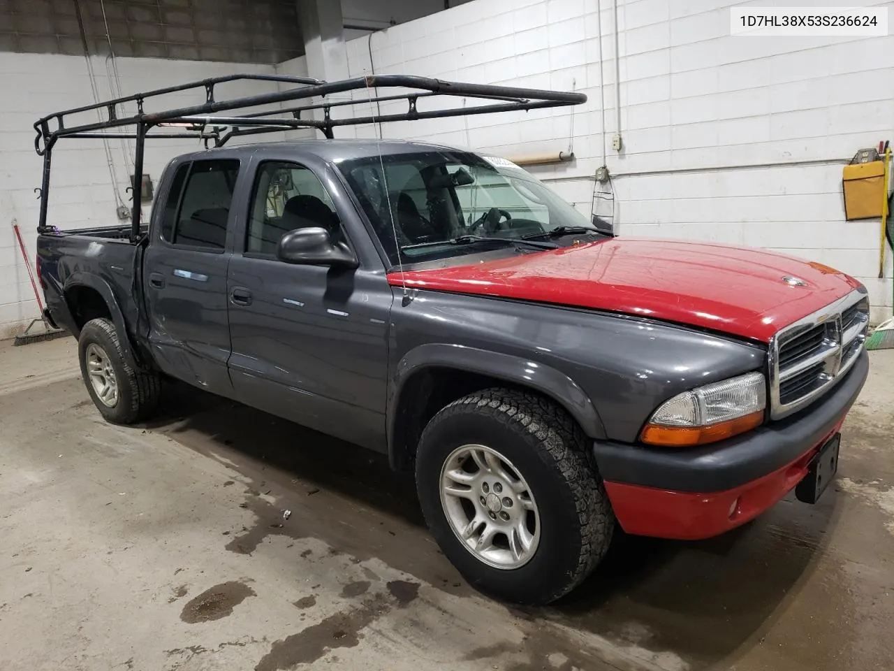 2003 Dodge Dakota Quad Sport VIN: 1D7HL38X53S236624 Lot: 80652444