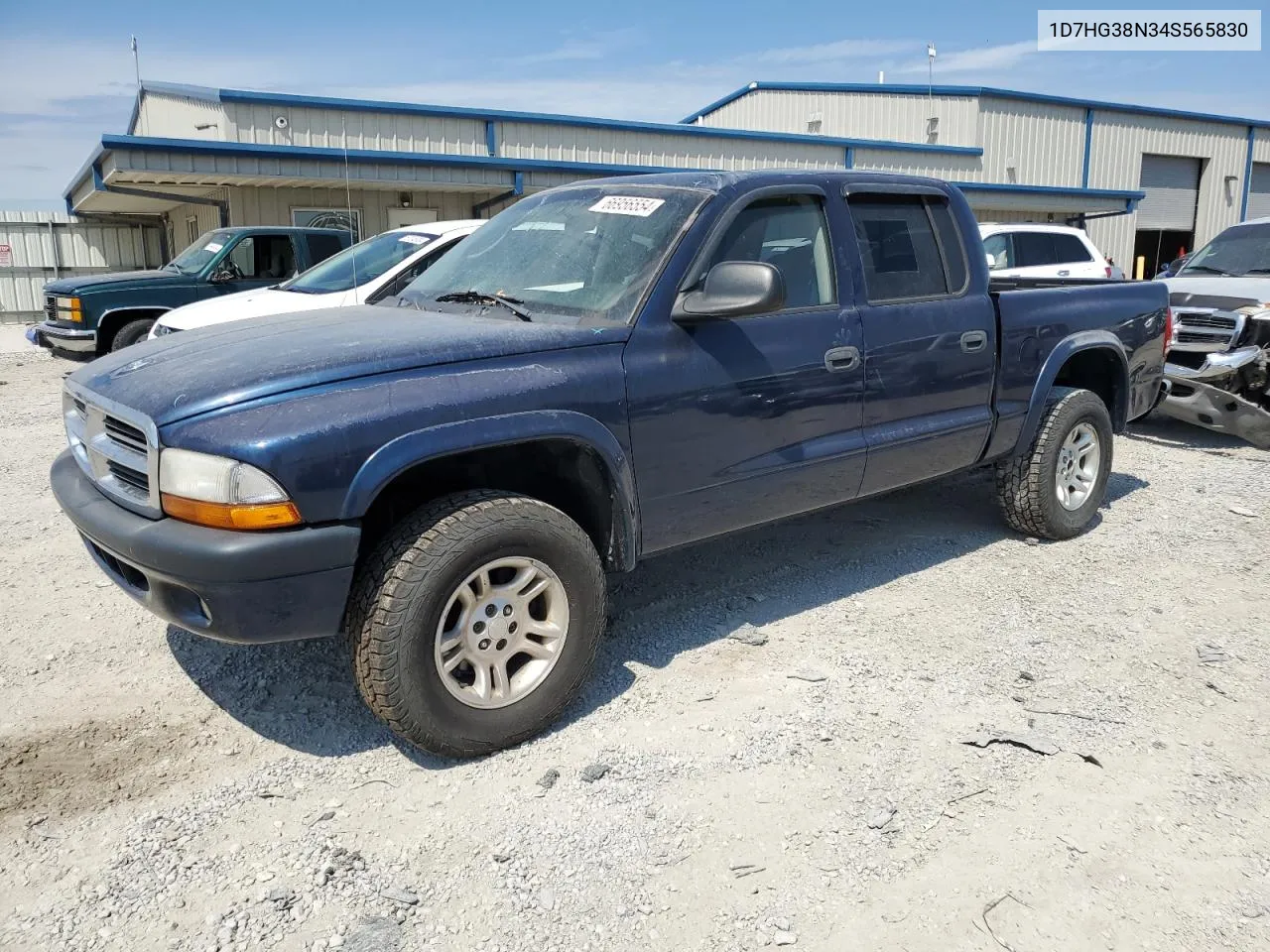 2004 Dodge Dakota Quad Sport VIN: 1D7HG38N34S565830 Lot: 66956554