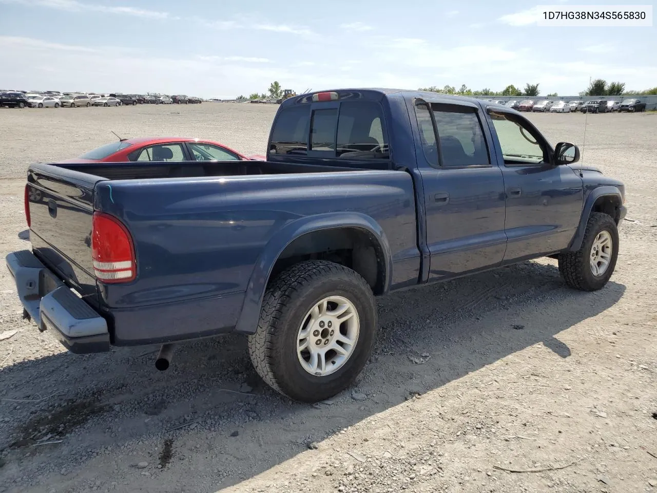 2004 Dodge Dakota Quad Sport VIN: 1D7HG38N34S565830 Lot: 66956554