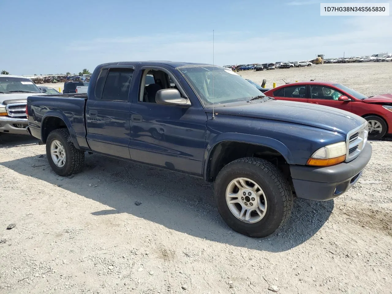 2004 Dodge Dakota Quad Sport VIN: 1D7HG38N34S565830 Lot: 66956554