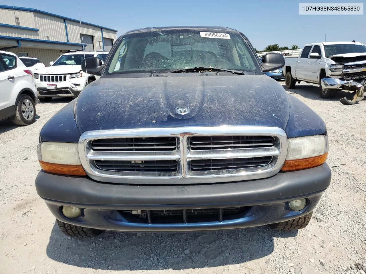 2004 Dodge Dakota Quad Sport VIN: 1D7HG38N34S565830 Lot: 66956554