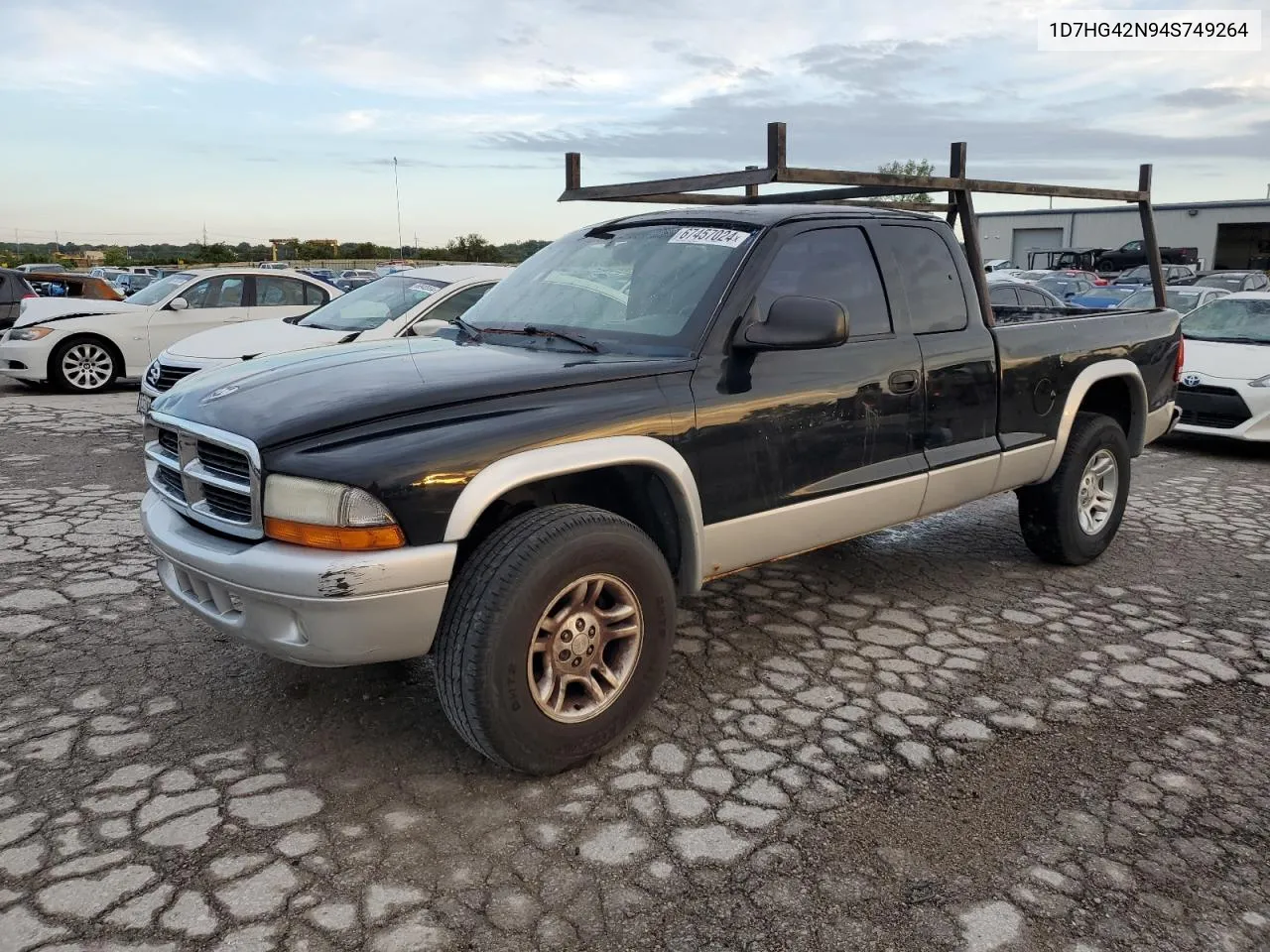 2004 Dodge Dakota Slt VIN: 1D7HG42N94S749264 Lot: 67457024