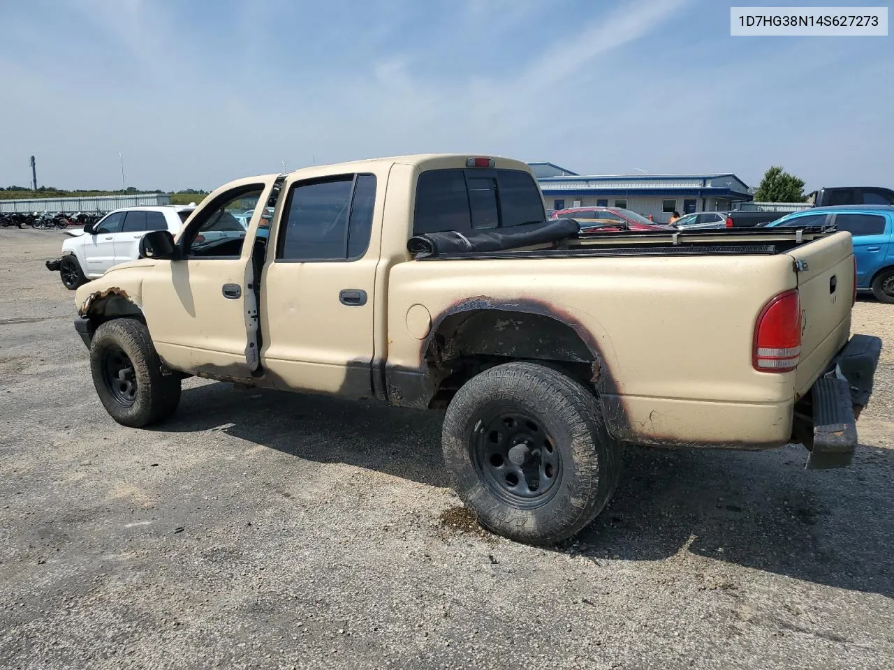 2004 Dodge Dakota Quad Sport VIN: 1D7HG38N14S627273 Lot: 67491104