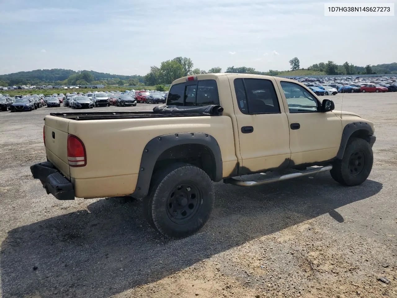 2004 Dodge Dakota Quad Sport VIN: 1D7HG38N14S627273 Lot: 67491104