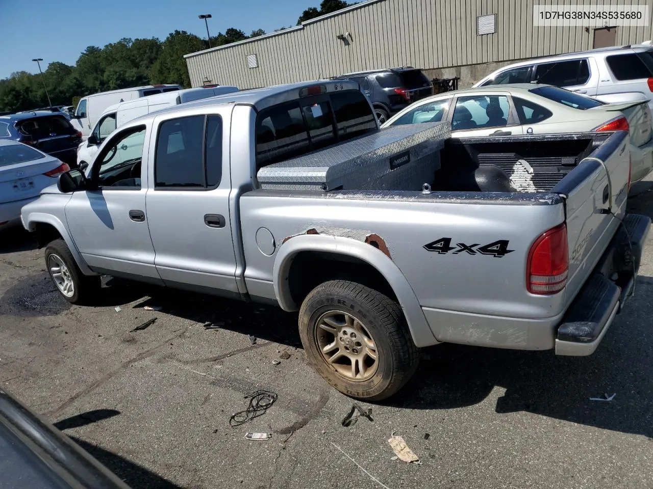 1D7HG38N34S535680 2004 Dodge Dakota Quad Sport