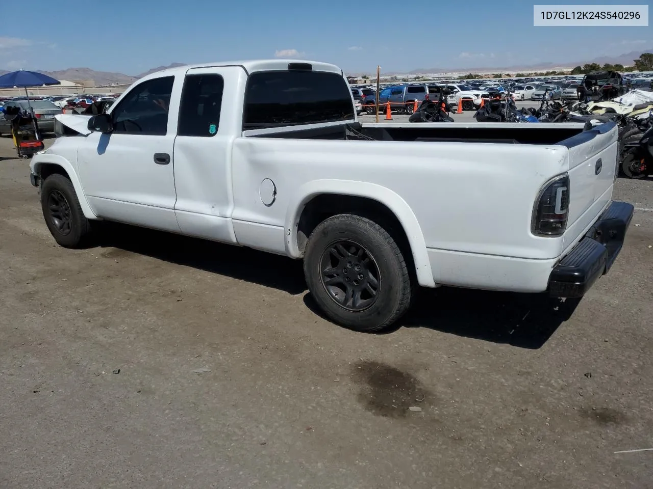 2004 Dodge Dakota Sxt VIN: 1D7GL12K24S540296 Lot: 69273634