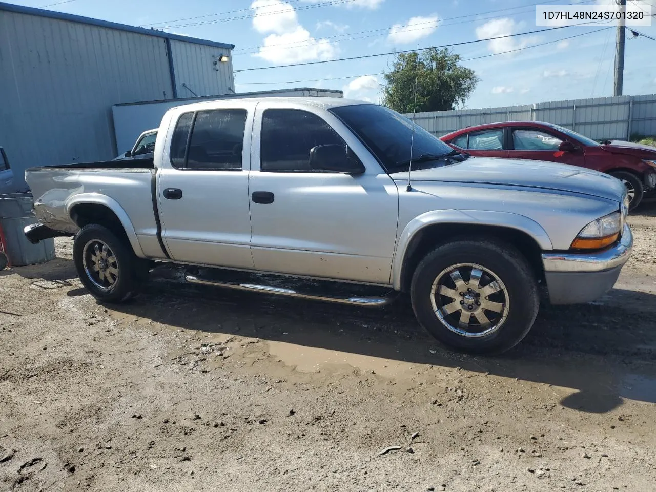 2004 Dodge Dakota Quad Slt VIN: 1D7HL48N24S701320 Lot: 69600394