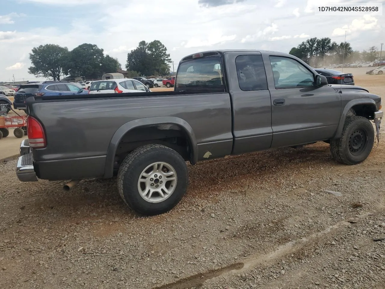 2004 Dodge Dakota Slt VIN: 1D7HG42N04S528958 Lot: 70446704