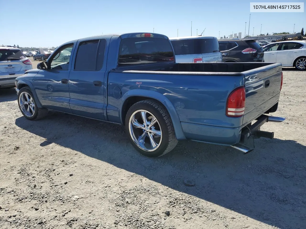 2004 Dodge Dakota Quad Slt VIN: 1D7HL48N14S717525 Lot: 70870364