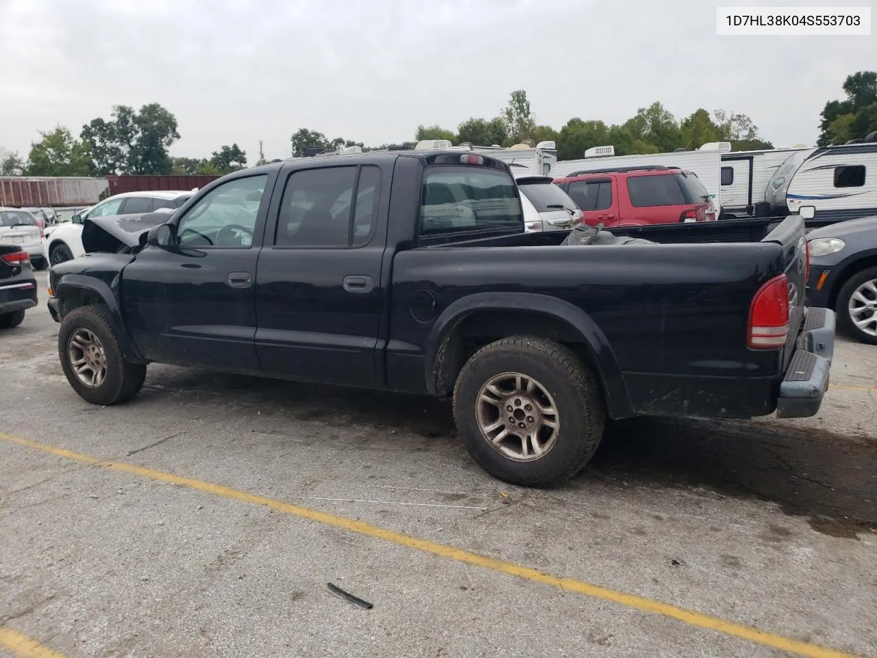 2004 Dodge Dakota Quad Sport VIN: 1D7HL38K04S553703 Lot: 70974374