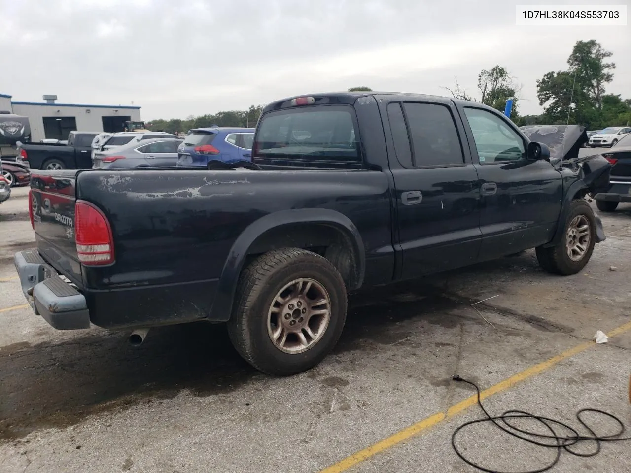 2004 Dodge Dakota Quad Sport VIN: 1D7HL38K04S553703 Lot: 70974374