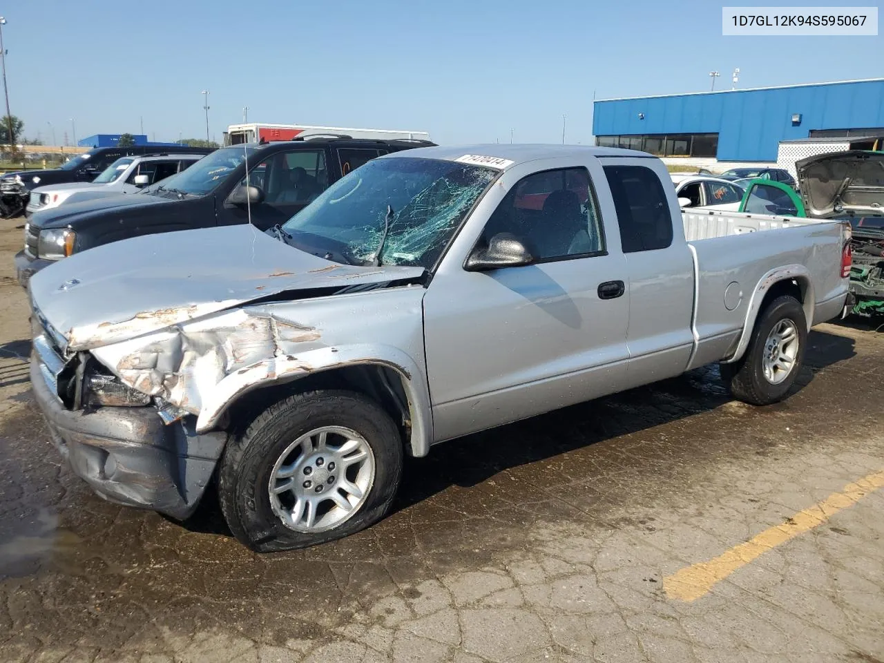 2004 Dodge Dakota Sxt VIN: 1D7GL12K94S595067 Lot: 71470414