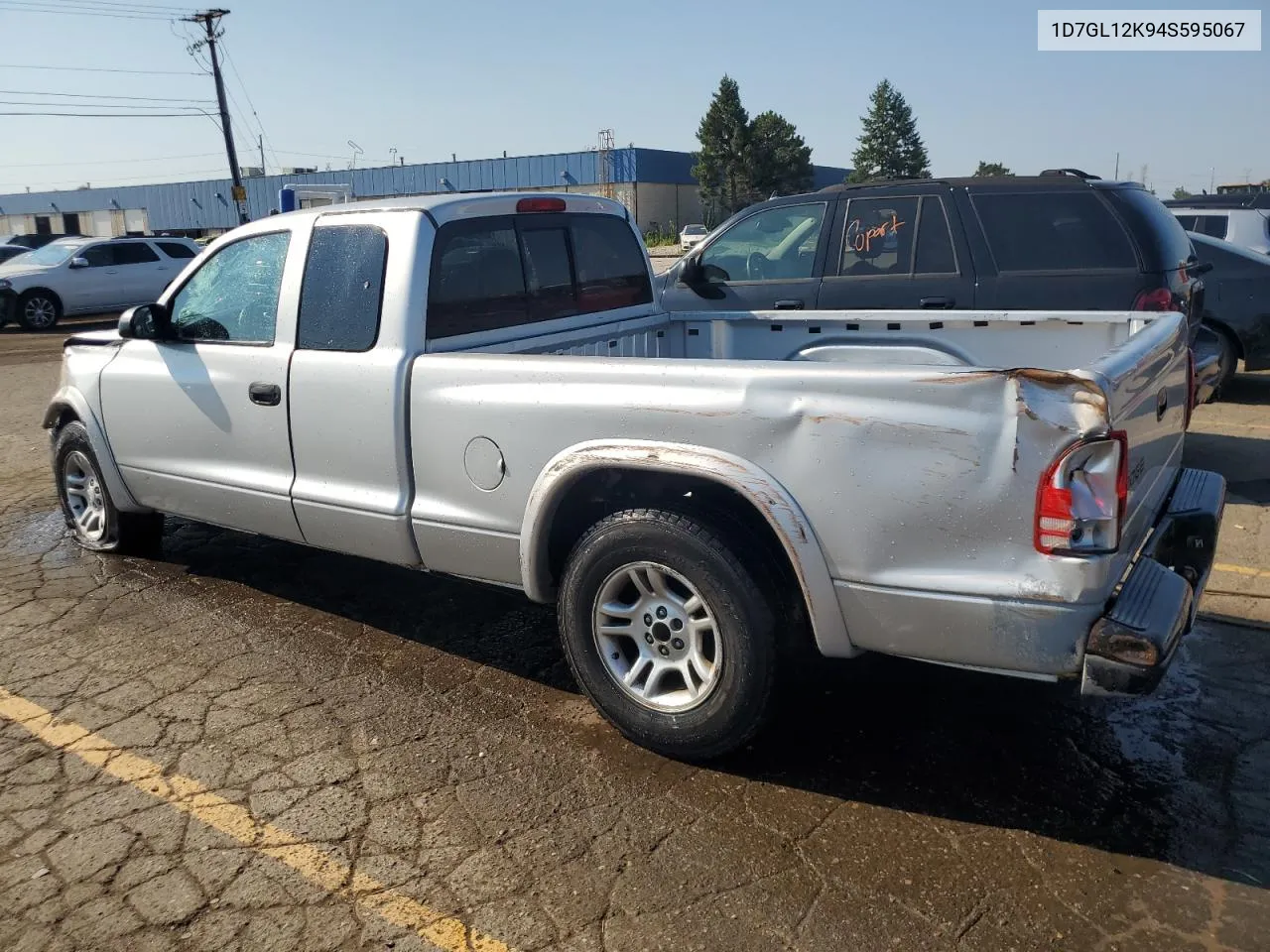 2004 Dodge Dakota Sxt VIN: 1D7GL12K94S595067 Lot: 71470414