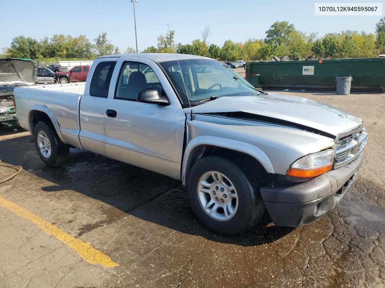 2004 Dodge Dakota Sxt VIN: 1D7GL12K94S595067 Lot: 71470414