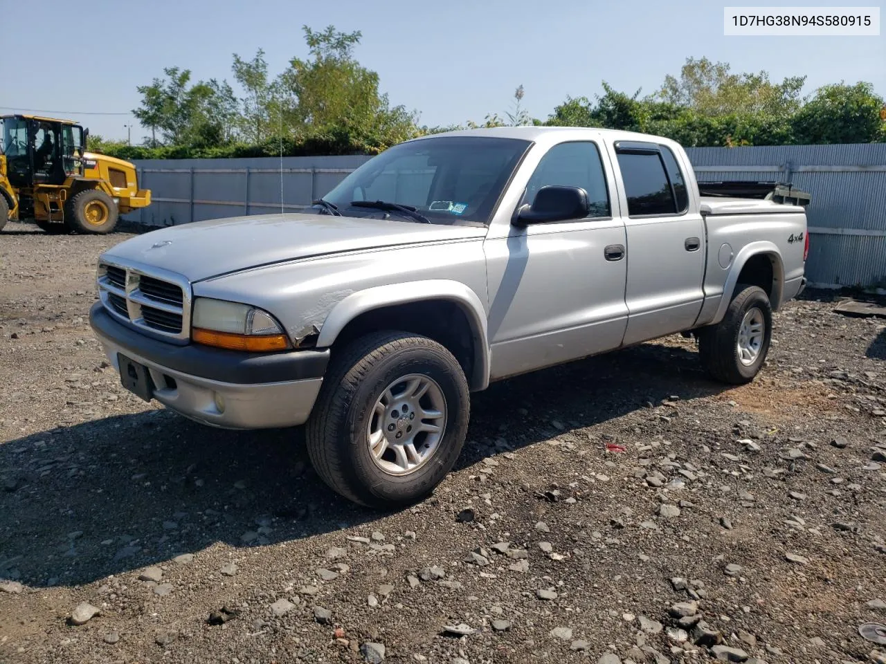 2004 Dodge Dakota Quad Sport VIN: 1D7HG38N94S580915 Lot: 71641874