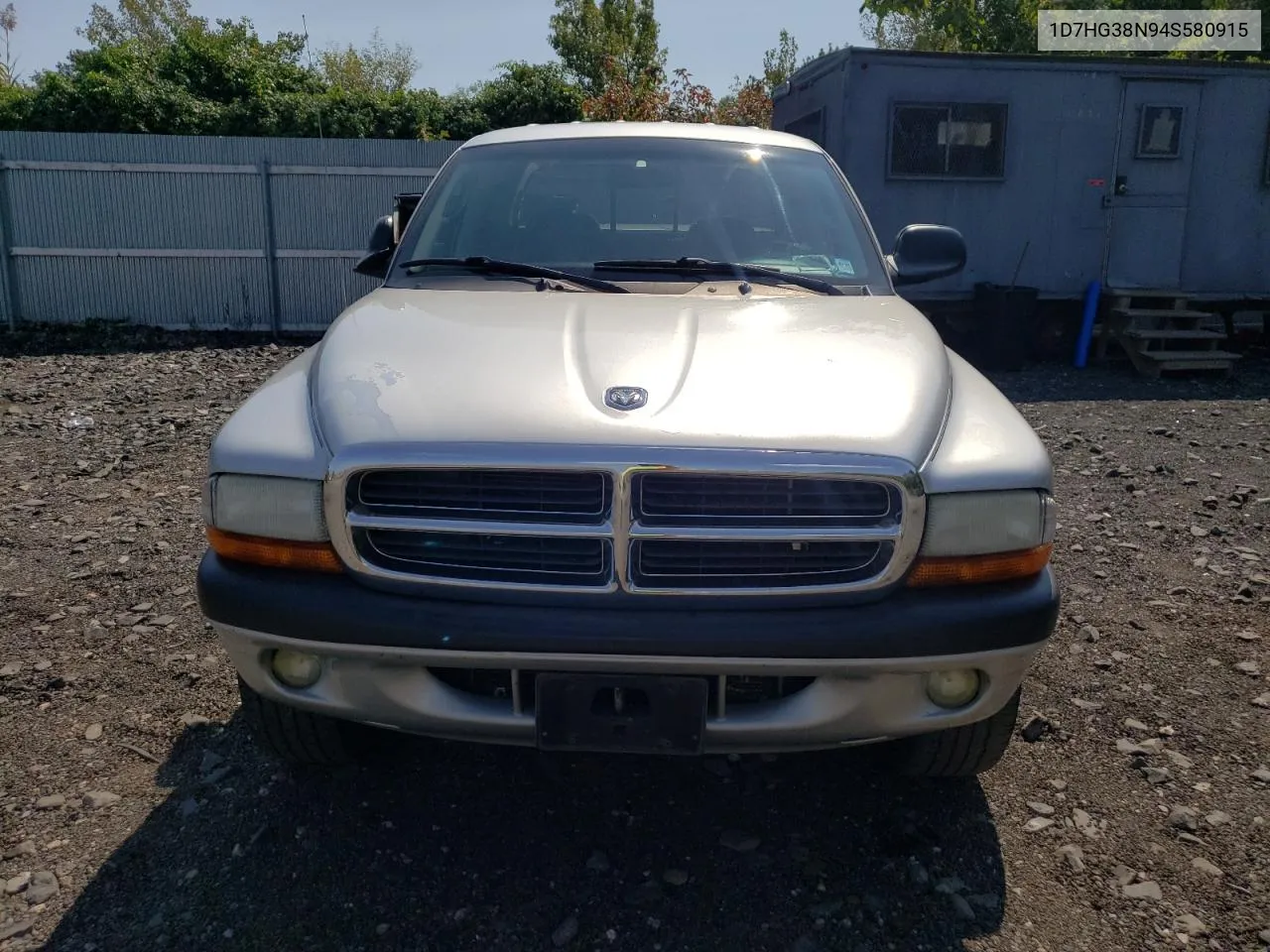 2004 Dodge Dakota Quad Sport VIN: 1D7HG38N94S580915 Lot: 71641874