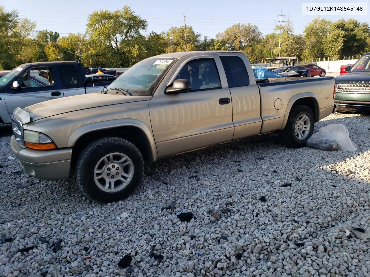 2004 Dodge Dakota Sxt VIN: 1D7GL12K14S545148 Lot: 72534984