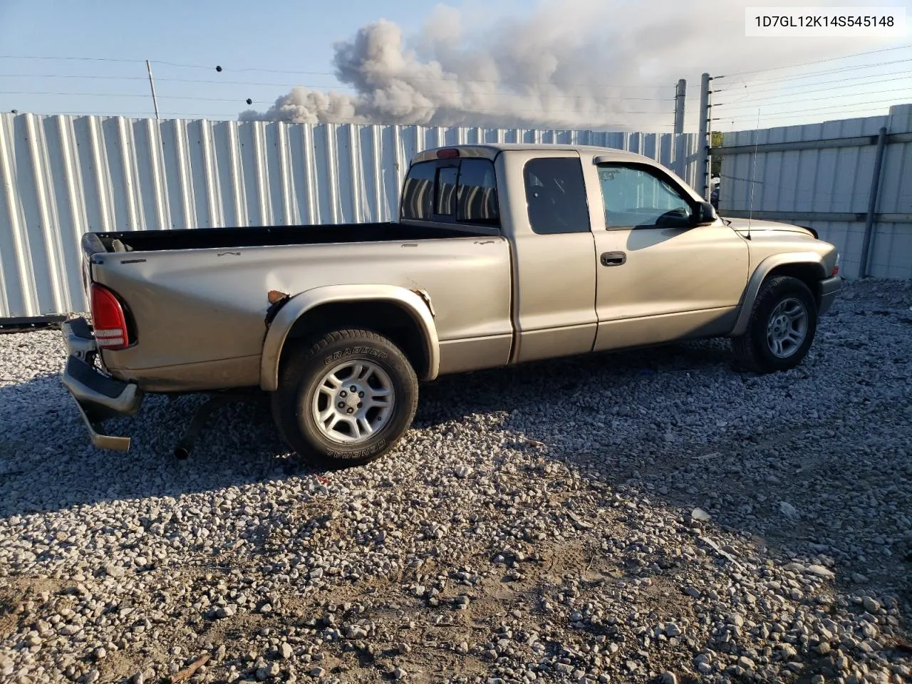 2004 Dodge Dakota Sxt VIN: 1D7GL12K14S545148 Lot: 72534984