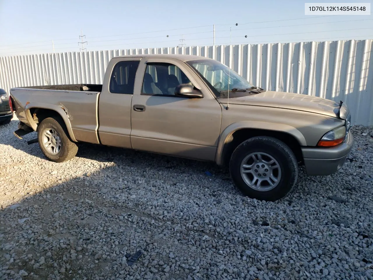 2004 Dodge Dakota Sxt VIN: 1D7GL12K14S545148 Lot: 72534984