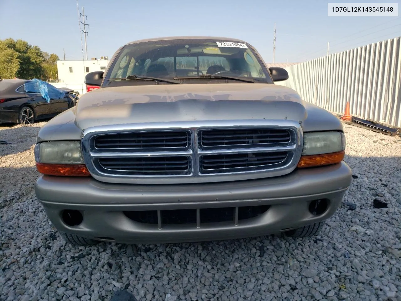 2004 Dodge Dakota Sxt VIN: 1D7GL12K14S545148 Lot: 72534984