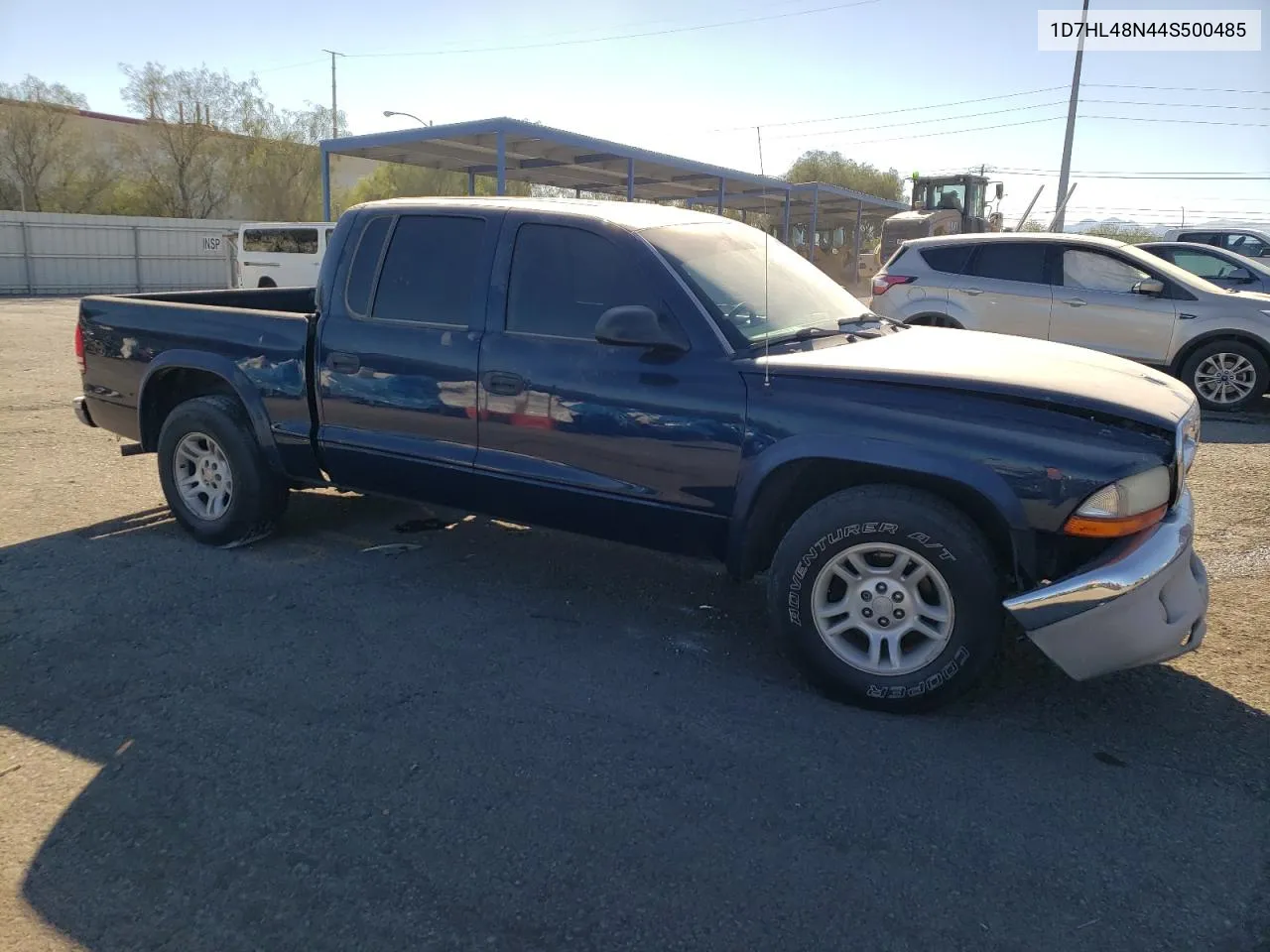 2004 Dodge Dakota Quad Slt VIN: 1D7HL48N44S500485 Lot: 73153244