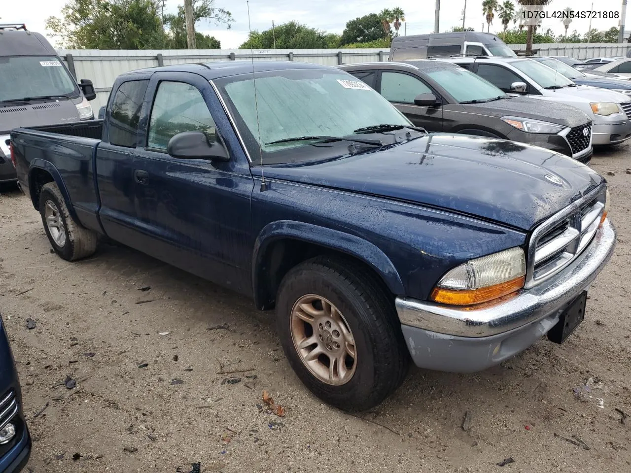 2004 Dodge Dakota Slt VIN: 1D7GL42N54S721808 Lot: 73992034