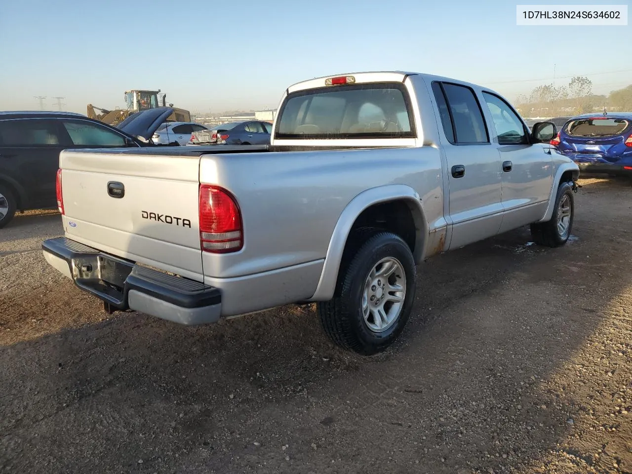 2004 Dodge Dakota Quad Sport VIN: 1D7HL38N24S634602 Lot: 74386034