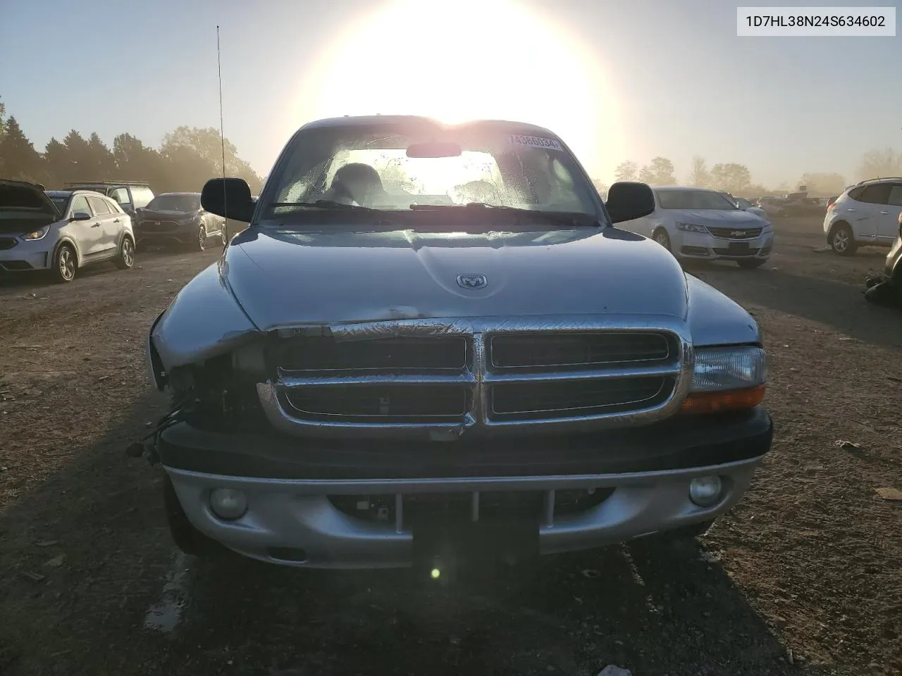 2004 Dodge Dakota Quad Sport VIN: 1D7HL38N24S634602 Lot: 74386034