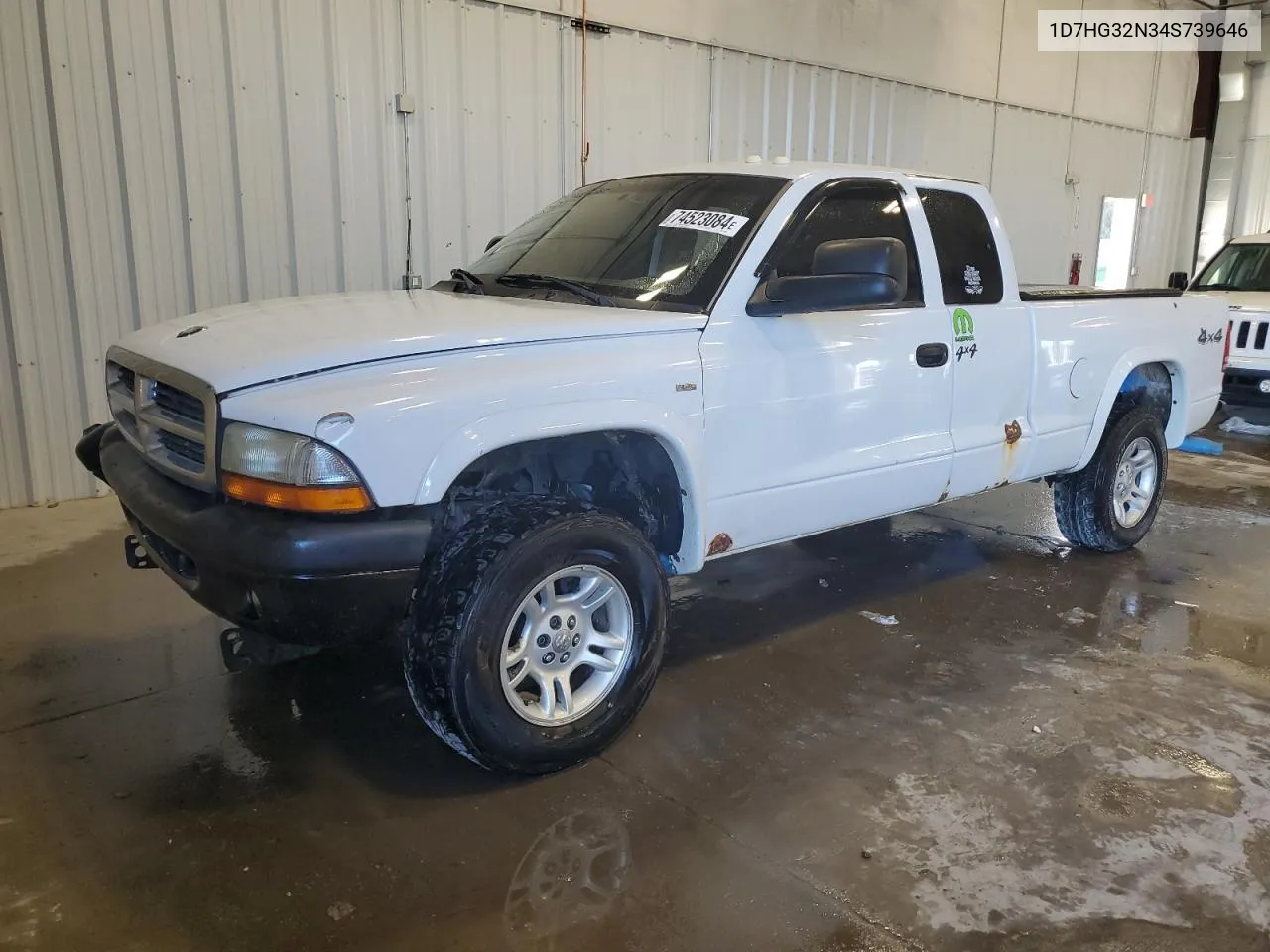 2004 Dodge Dakota Sport VIN: 1D7HG32N34S739646 Lot: 74523084