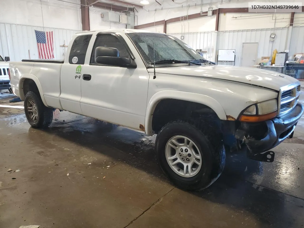 2004 Dodge Dakota Sport VIN: 1D7HG32N34S739646 Lot: 74523084